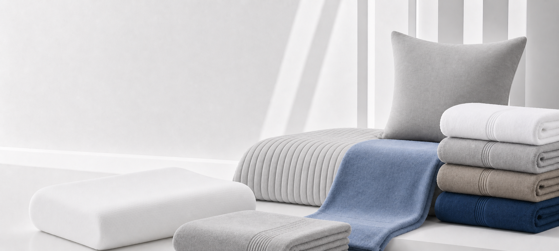 Premium towels and bedding textiles